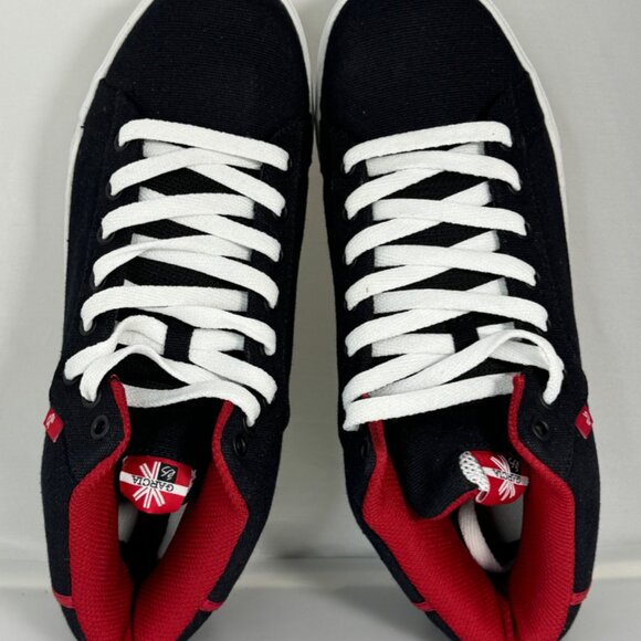 VTG 1995 Es Danny Garcia HI Black/White/Red Skateboarding shoes Size 9 NWOT - Picture 10 of 13